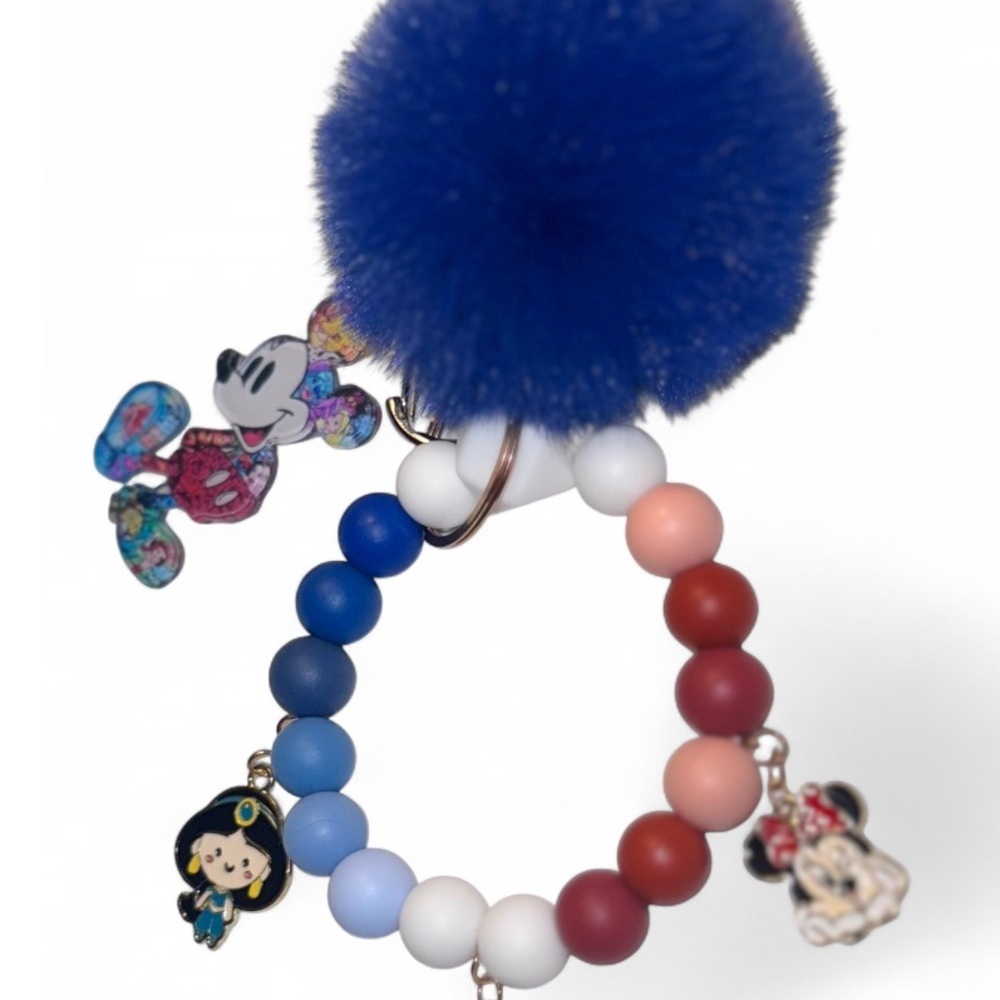 100 Years of Mickey (6th Edition) Women’s Silicone Beaded Keychain - Picture 3 of 7
